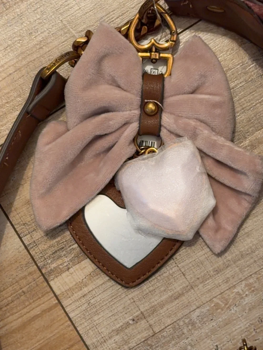 Juicy Couture Juicy Romance Cow Print Hobo Bag